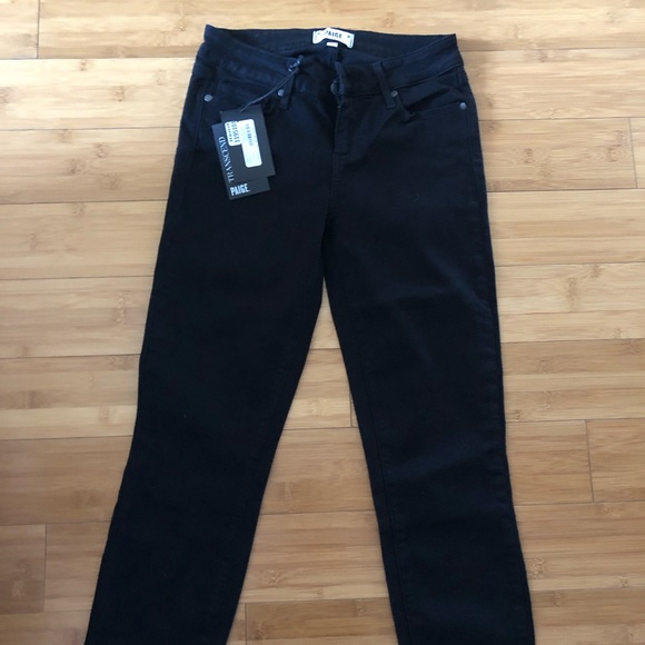 Paige Black Verdugo Crop. Size 26. Soft Denim. NWT - Picture 2 of 5